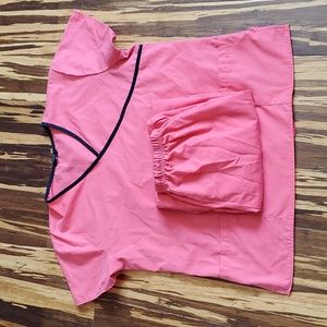 Pink scrubs